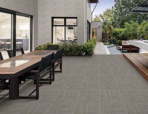 600x600mm Porselen Kuvars Yer Plakası Kaymaz Dışarıda 15mm Kalınlığı