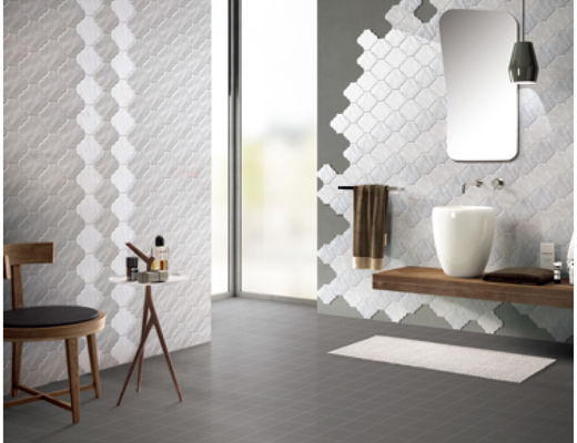 9mm ISO13006 Çağdaş Konut Binası 125x150mm Otel Dekorasyonu