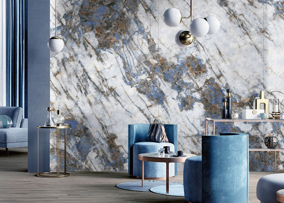 Mavi Sintered Stone Peacock Slab 1200x2400mm Duvar Dekoru