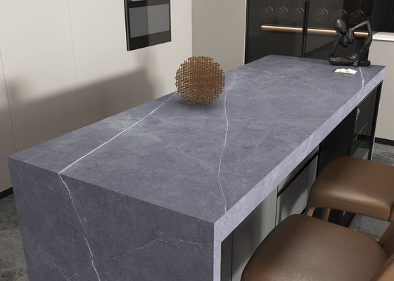 Gri Renkli Döşeme Tezgahı Sinterlenmiş Taş 800x2600mm