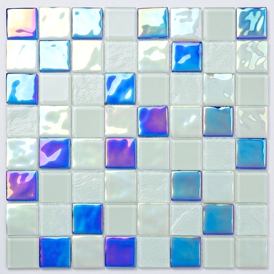 Yüzme Havuzları için Su Geçirmez Kil Mozaik Karolar 303x303mm
