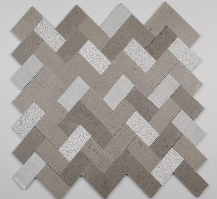 Doğal Taş Öz Yapışkan Mozaik Plakeler 300x300mm