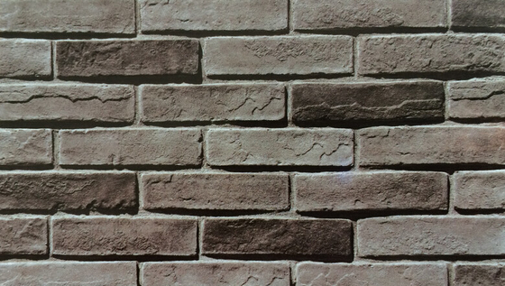 İç Yapay Kültür Taş Çimento Dekoratif Duvar Panelleri 60x200mm