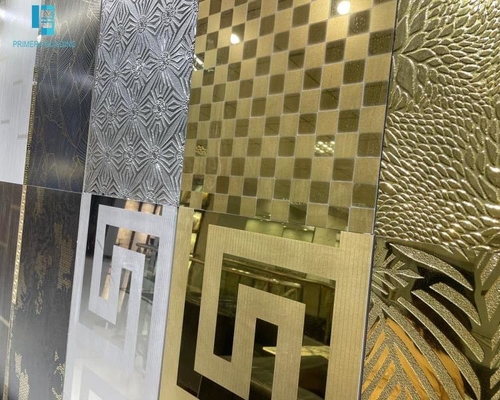 600x600mm Altın Renkli Yer Karosu Oturma Odası Vadi Duvar Porselen Karo